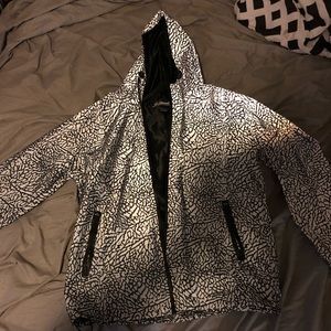 3M Fully Reflective Elephant Print Windbreaker